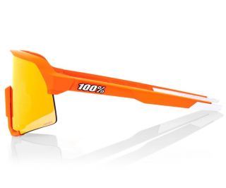 100% S3 Orange Glasses - Red Mirror Lens