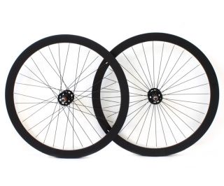 Paire de Roues Fixie H+Son Formation Face Noir