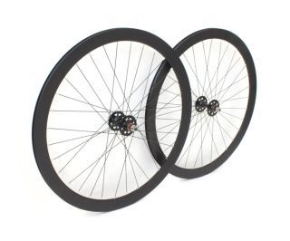 Paire de Roues Fixie H+Son Formation Face Noir