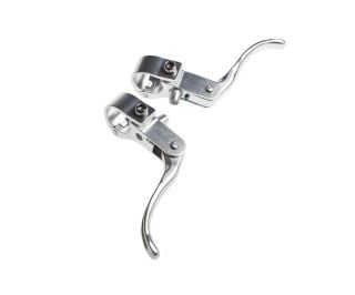 Pair Leviers Frein BLB Crosstop 22.2 23.8 Argent pour velo