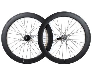 Paire de Roues Rétropédalage Santafixie 60mm Noir