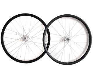 WIN18 Fixed Gear Wielset - Zwart/Zilver