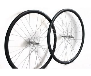 WIN18 Fixed Gear Wielset - Zwart/Zilver