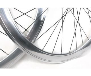 Weinmann G42 Fixie Wheelset - High Polished Silver