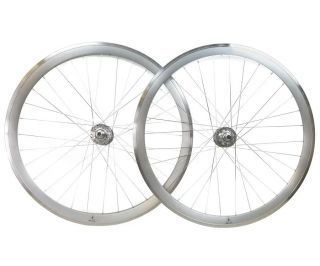 M-Wave Fixie Laufradsatz - Silber CNC