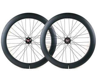 Coppia Ruote Santafixie 60mm Nero