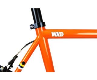 Bicicletta fixie Santafixie Wild Tracklocross Orange