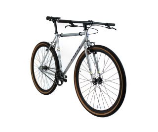 Bicicletta fixie Santafixie Wild Tracklocross Silver