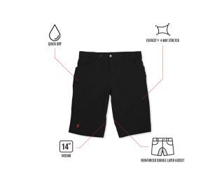 Chrome Industries Union 2.0 Shorts - Black