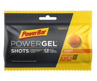Gominolas PowerBar PowerGel Shots Naranja (Caja 24x)