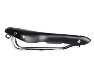 BLB Mosquito Race Leather Saddle - Black