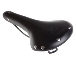 BLB Mosquito Race Leather Sattel - Schwarz