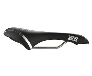 Selle Italia Diva Gel TI 316 Superflow S3 Sadel - Sort