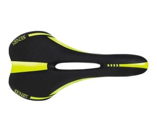 Velo Senso Sport 3274 Saddle - Black/Yellow Flúor