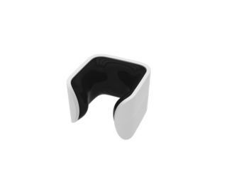 Support au mur design pour vélo Hornit Clug Hybrid noir et blanc