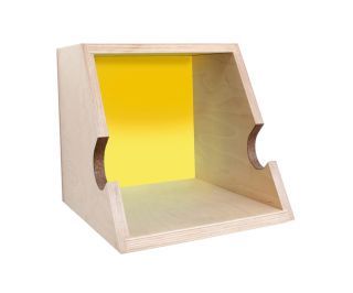 FustaFu Gamma Wood Wall Mount - Yellow