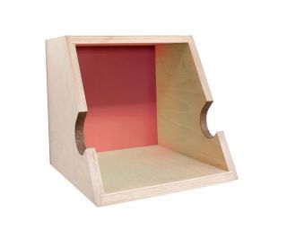 FustaFu Gamma Wood Wall Mount - Coral