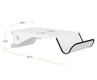 Kion hjem roterende stålVægophæng 42cm - Hvid