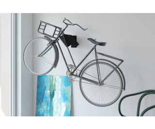 Support au mural Kion Home Pivotant Acier Noir 42cm