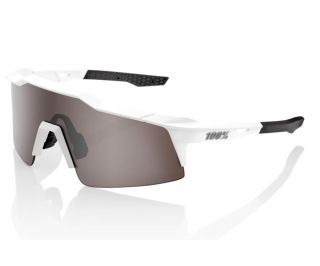 100% Speedcraft Glasses - White/Silver