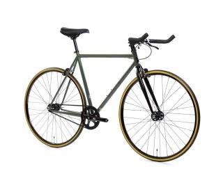 State Bicycle Co. Army Green Fixie Bike