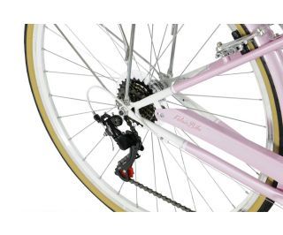 FabricBike Step-City 7 Speed Bike - Pink