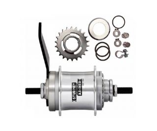 Buje Sturmey Archer S2C Freno Contrapedal 2V 36 Agujeros Plata