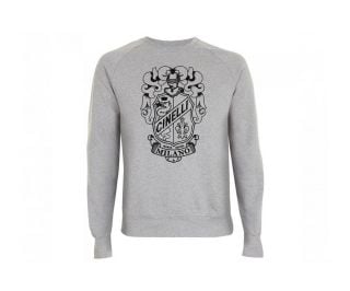 Felpa Cinelli Crest Crewneck Grigio