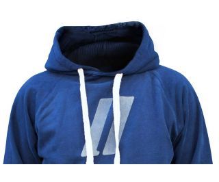 Schindelhauer Hoodie mit Streifenlogo - blau