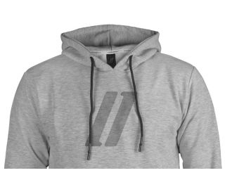 Schindelhauer Hoodie mit Streifenlogo - grau