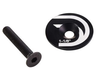 Tapón y tornillo Deda 1 1/8'' para potencia Negro