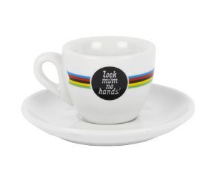 Look Mum No Hands! World Champ Espresso Cup