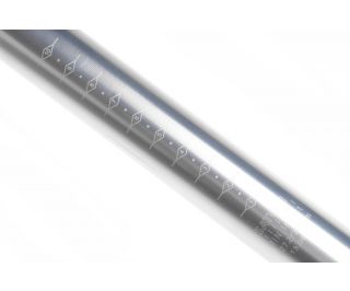 BLB Track 27.2mm Zadelpen - Zilver