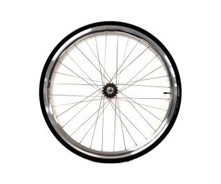 Paire de Roues Santafixie 30mm + Chambres à air + Pneus Argent