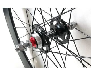 FK Fixie Wheelset - Matte Black Post-ADZ CNC