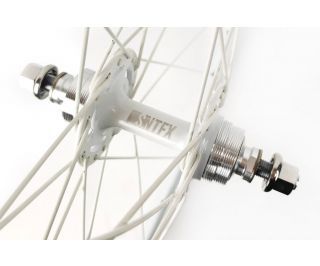 Santa Fixie 30mm Fixie Baghjul - Hvid/Hvid