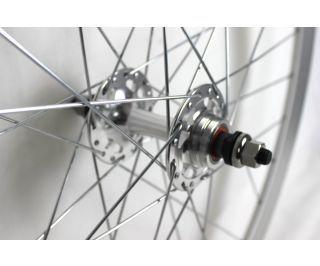 Paire de Roues Fixie H+Son Formation Face Argent