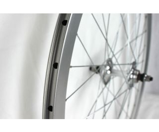 Paire de Roues Fixie H+Son Formation Face Argent