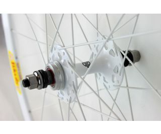 Velocity Deep V CNC Fixie Laufradsatz - Weiß