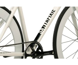 Santafixie Raval Fixed Bike - All White 60mm