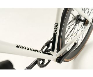 Santafixie Raval Fixie / Singlespeed Fahrrad - White 2.0 60mm