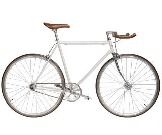 Bicicletta Single Speed Jitensha Tokyo White/Alu/Camel