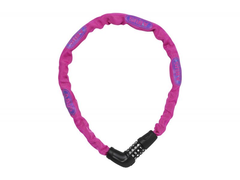 ABUS 5805C/75 Chain Bike Lock Combination Pink