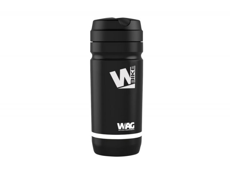 Bote portaherramientas Wag negro 750ml para bicicleta