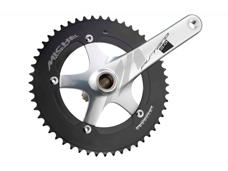 レビュー高評価の商品!の商品をすべて Miche Silver - Crankset 165mm 46T 2.0 Pistard パーツ