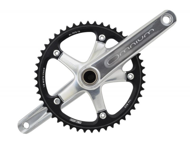 Sram Omnium Crankset - 48t 165mm 48T GXP Silver