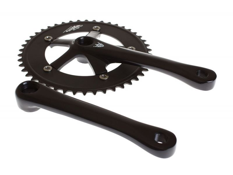 Sugino Pista Crankset 48t in black