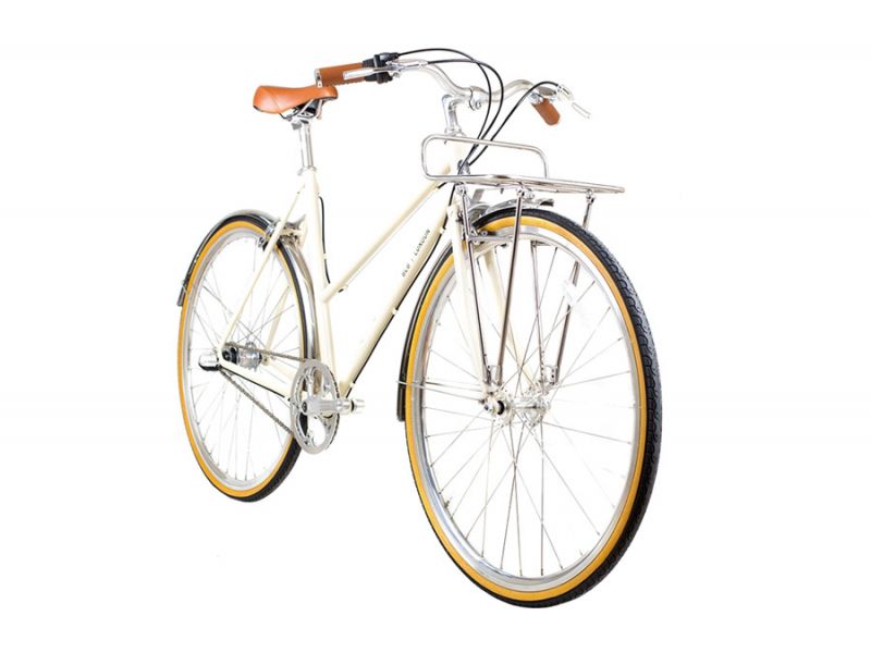 BLB Butterfly 3 Speed Town Bike Natural Beige