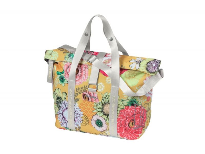 Basil Bloom Field Pannier Bag 11L yellow for your bike