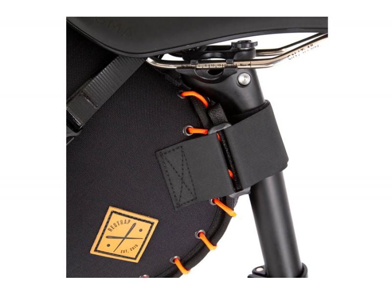 Buy Restrap 14L Saddle Bag Black Orange